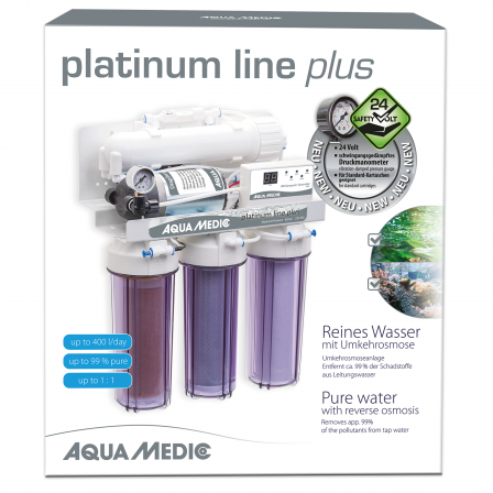 Aquamedic - Umkehrosmoseanlage platinum line plus 400l/Tag