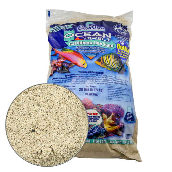 CARIBSEA Ocean Direct - Live Sand 9,07 kg