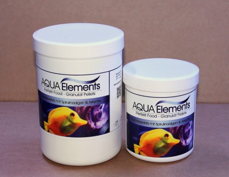 Aquaperfekt Granulat Futterpellets, 500 ml / 1000ml Spirulinaalgen, Artemia gemischt mit Vitaminen