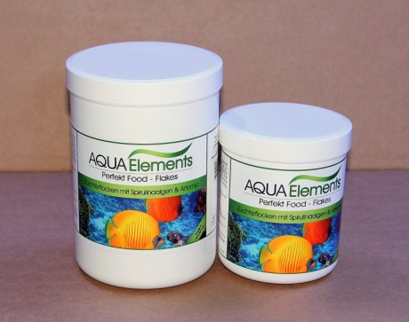 Aquaperfekt Flockenfutter, 500ml / 1000ml Spirulinaalgen, Artemia gemischt mit Vitaminen