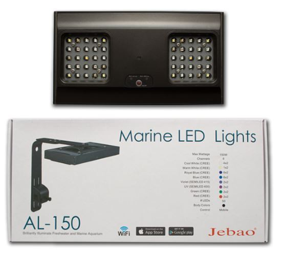 Jebao - AL 150 LED inkl. Beckenrandhalterung