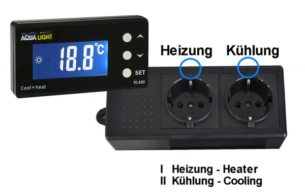 AquaLight Temperatur Controller TC-320 für Kühlung und Heizung