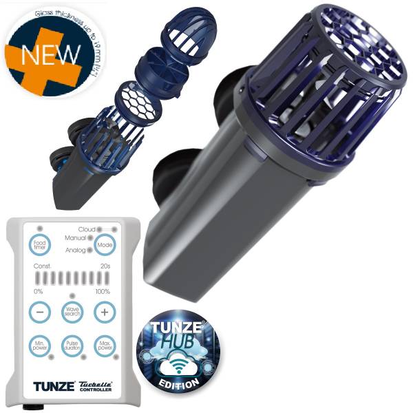 Tunze 6150.006 Turbelle® Stream 3+ 19mm Glasdicke HUB EDITION