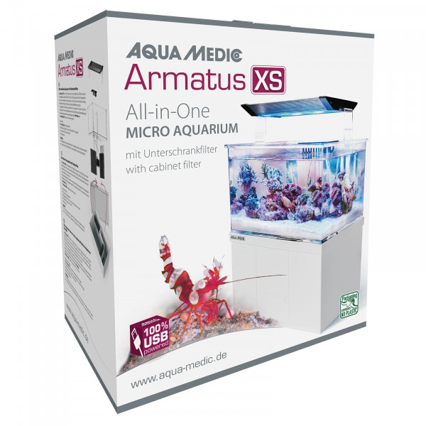 Aqua Medic - Armatus XS All-in-One Micro Aquarium mit Unterschrankfilter