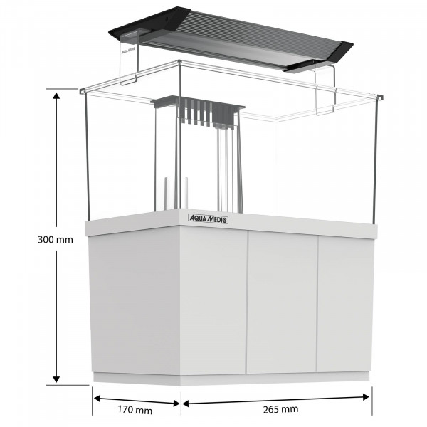 Aqua Medic - Armatus XS All-in-One Micro Aquarium mit Unterschrankfilter