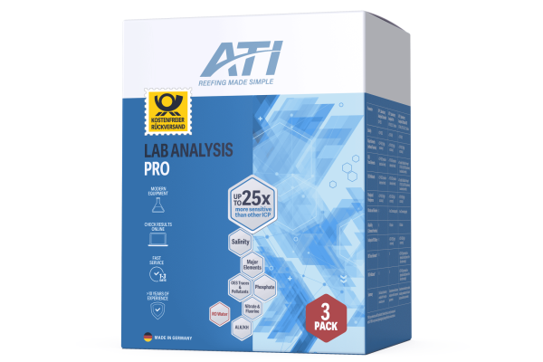 ATI ICP Laboranalyse Pro 3 pack inkl. Rückversand DE