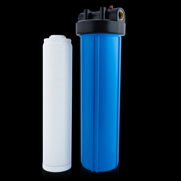 Aquaperfekt - Silikatfilter 5 Ltr. / Nachfilter für Osmoseanlage + Gehäuse, Anschlüsse, Wandhalter,
