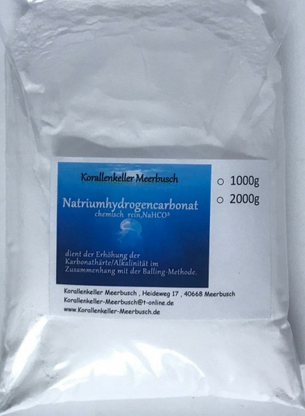 Natriumhydrogencarbonat NaHCO3 - Salz für die H.W. Balling Methode