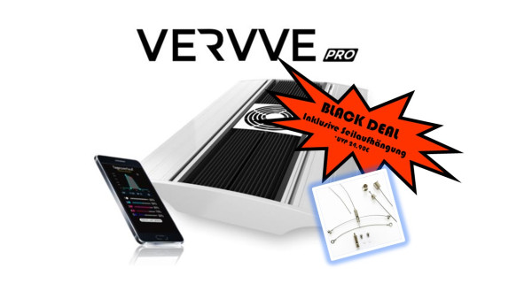 Giesemann VERVVE pro 160W LED *Polarweiß* inklusive Seilaufhängung