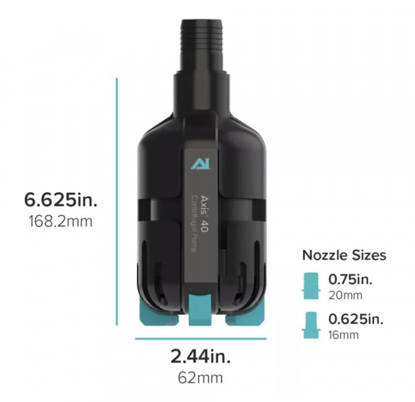 Aqua Illumination - AI Axis40 1500 l/h Zentrifugalpumpe / Förderpumpe